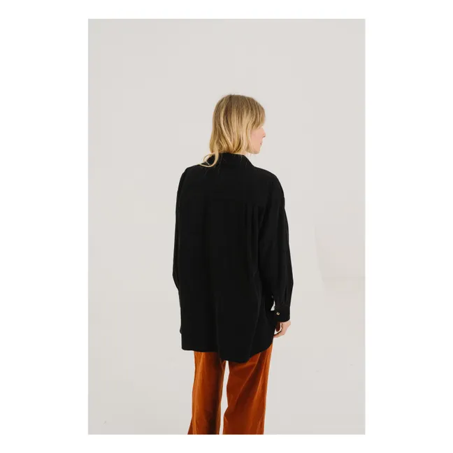 Sur-Chemise Rupine Velours Mielleraies | Noir