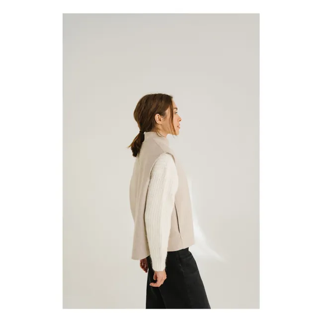 Veste Sans Manches Mireia Laine | Beige