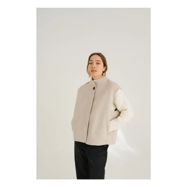 Veste Sans Manches Mireia Laine | Beige