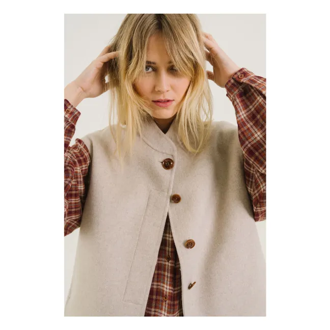 Veste Sans Manches Mireia Laine | Beige