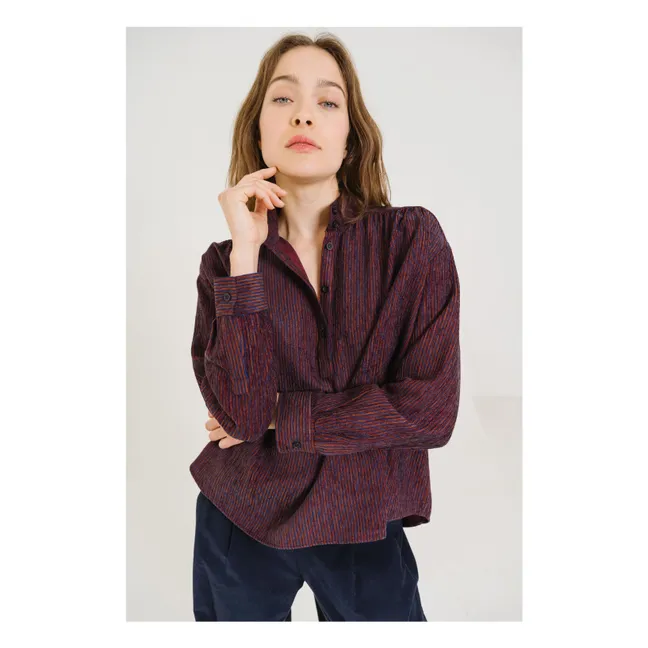 Blouse Emma Baka | Lie de vin