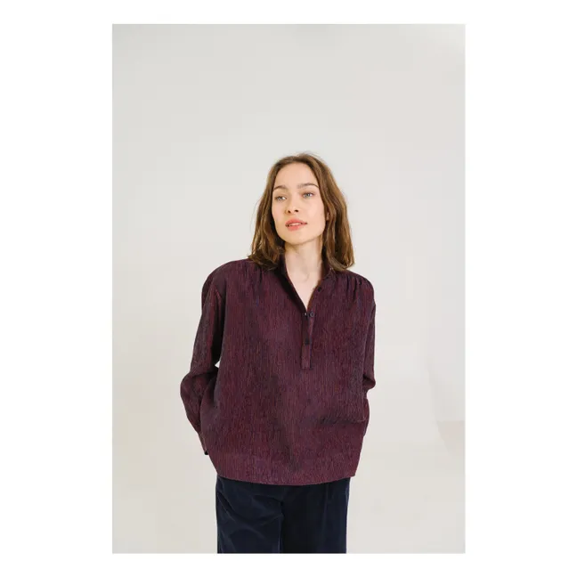 Blouse Emma Baka | Lie de vin