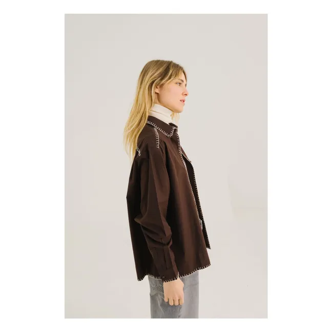Chemise Siena Talis Brodée | Marron
