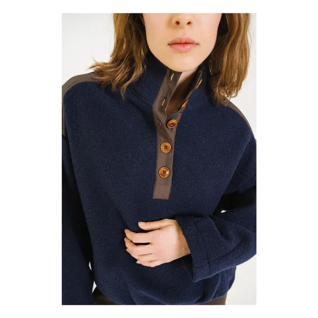 Pullover Jaya Schurwolle | Navy