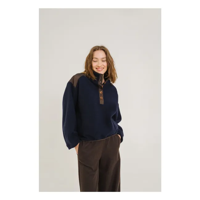 Pullover Jaya Schurwolle | Navy