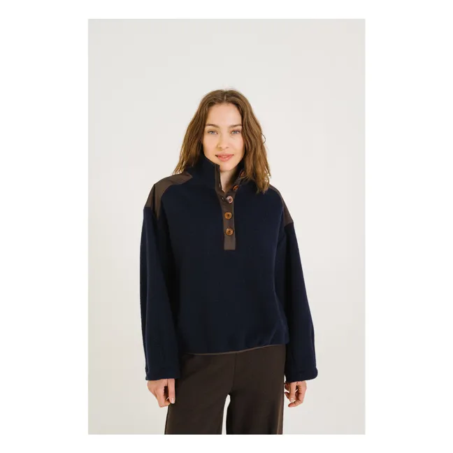 Pullover Jaya Schurwolle | Navy