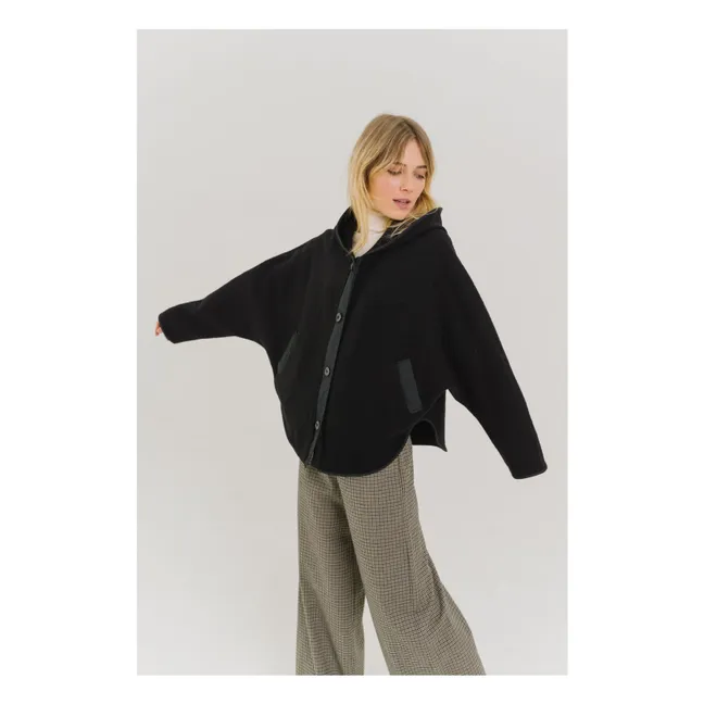 Veste Ani Laine Vierge | Noir