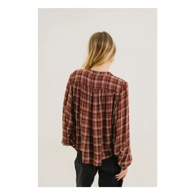 Blouse Gladis Utah Carreaux | Rouille