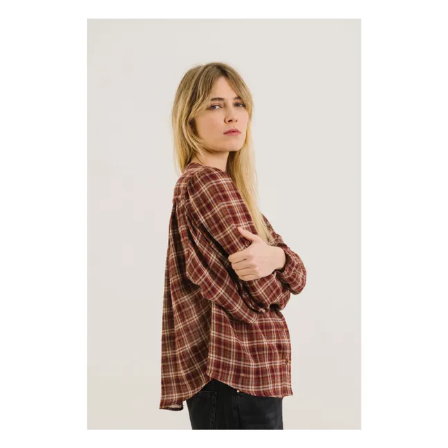 Blouse Gladis Utah Carreaux | Rouille