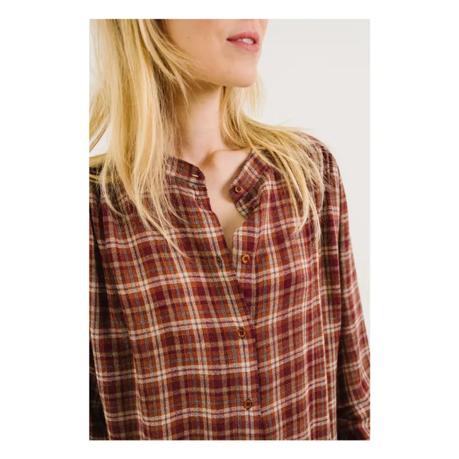 Blouse Gladis Utah Carreaux | Rouille