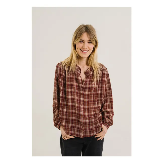Blouse Gladis Utah Carreaux | Rouille
