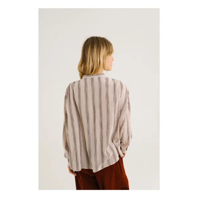 Blouse Ella Canyon Rayée | Beige