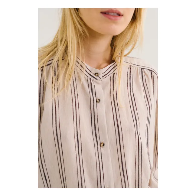 Blouse Ella Canyon Rayée | Beige
