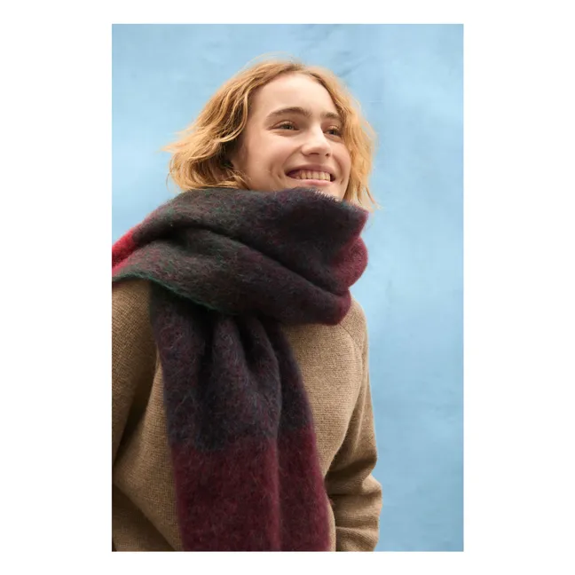 Strada Tilda Alpaca and Mohair Scarf | Red