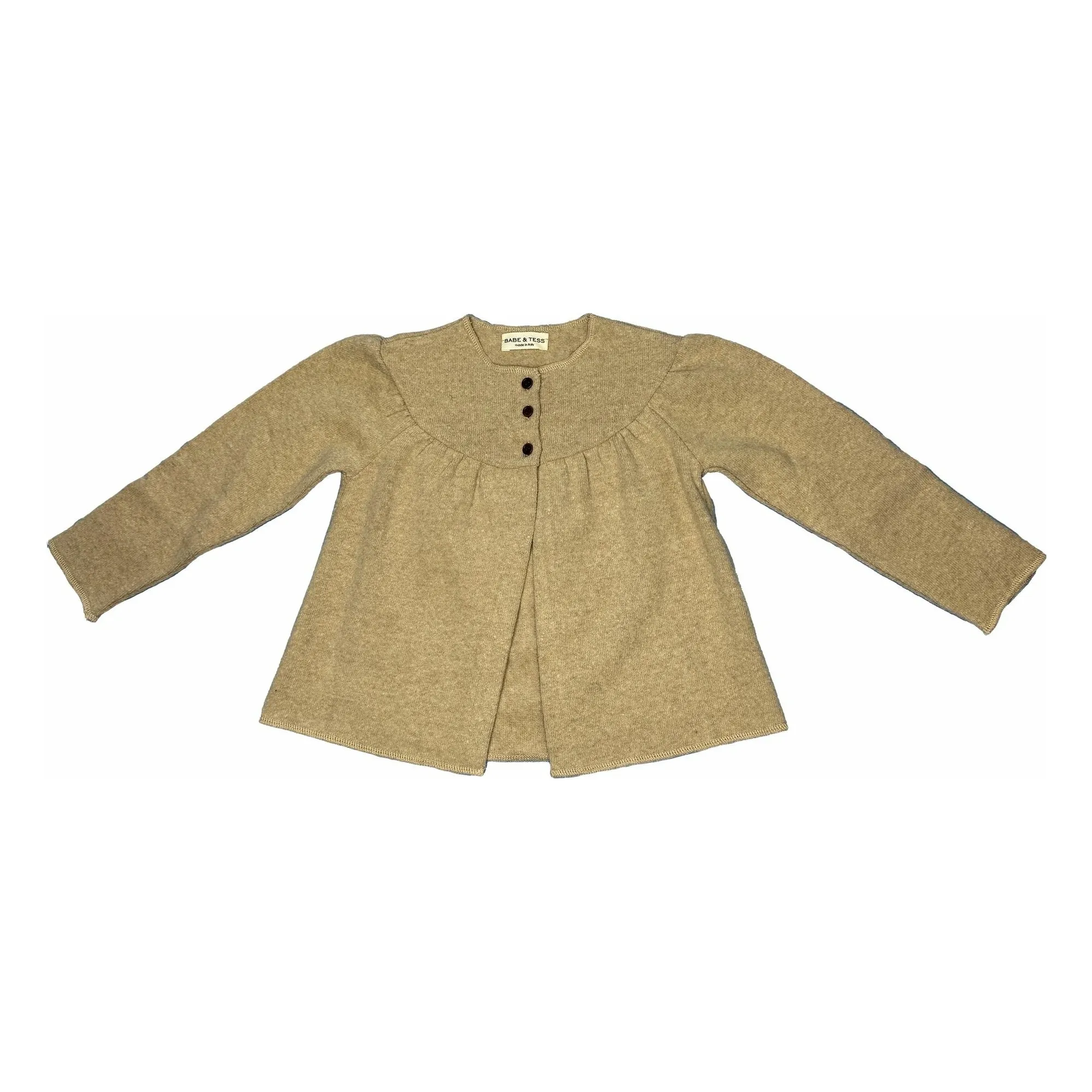 Babe & Tess Beige Clementina Cardigan