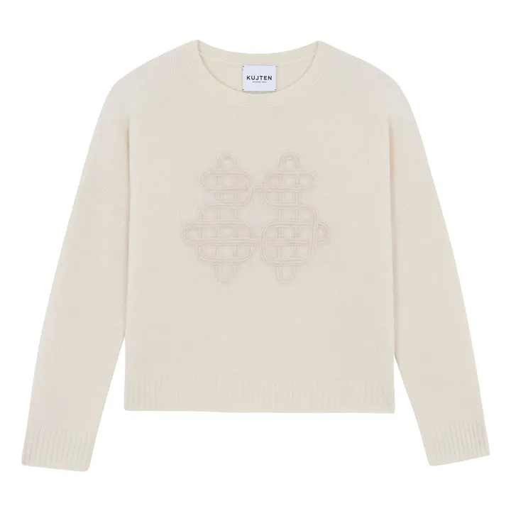 Pull Amélie Symbol Cachemire | Beige- Image produit n°0