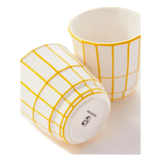 Digi Cups - Set of 4 | Yellow