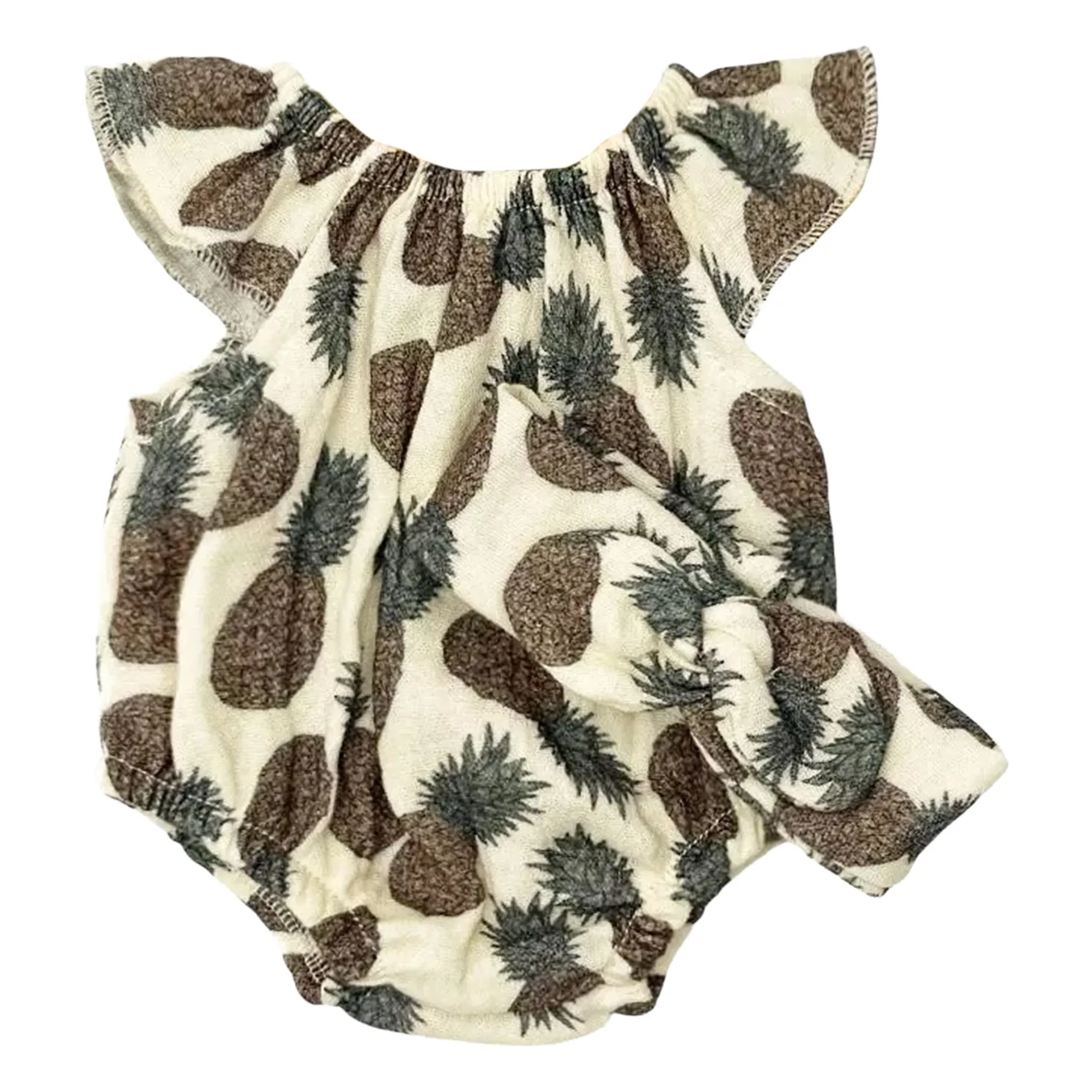 Minikane Multicoloured Doll Wardrobe - Clara Romper With Pineapple Headband