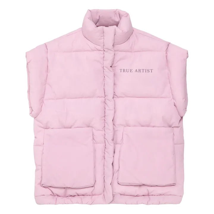 Doudoune Sans Manches N°5 | Rose- Image produit n°0