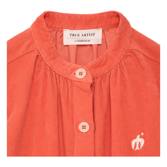 Abito N°15 in velluto a coste | Rosso