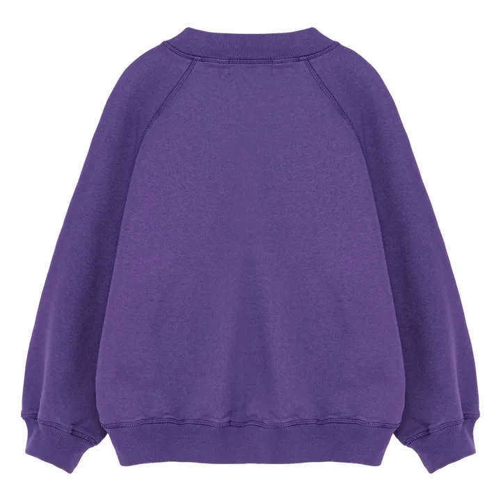 Sweat N°1 Coton Bio | Violet- Image produit n°5