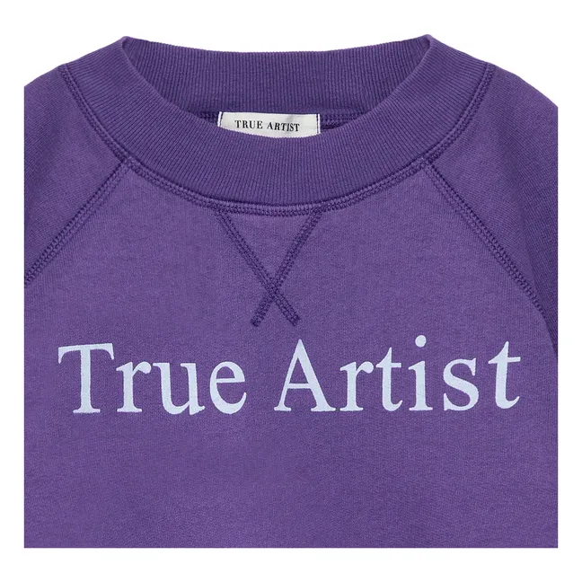 Sweatshirt N°1 Bio-Baumwolle | Violett