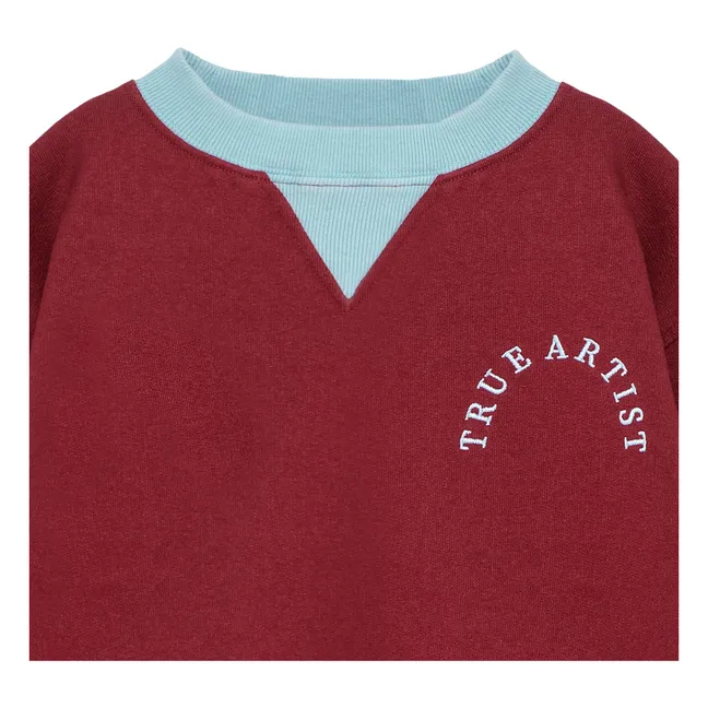 Sweat N°9 Algodón orgánico | Burdeos