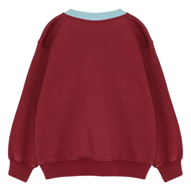 Sweat N°9 Algodón orgánico | Burdeos