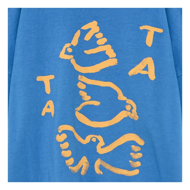 T-shirt N°17 Coton Bio | Bleu