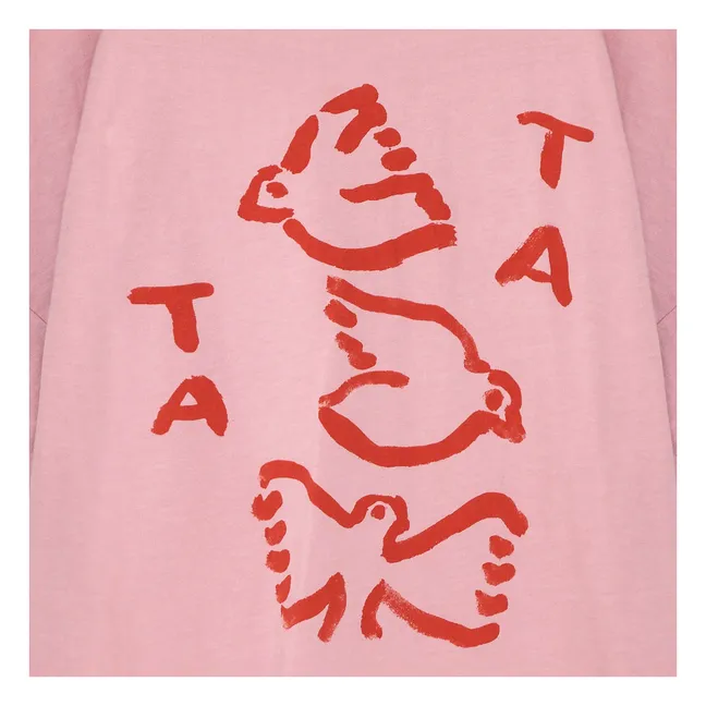 T-shirt N°17 Coton Bio | Rose