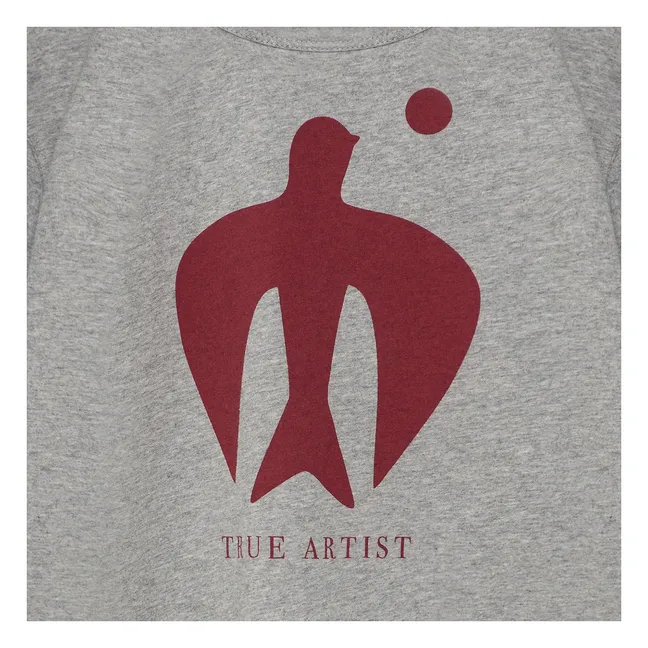 T-shirt N°5 | Gris chiné