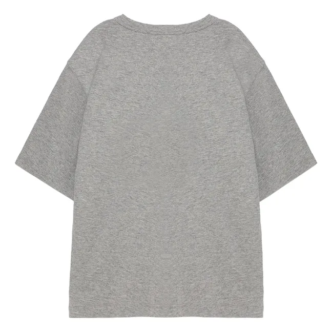 Maglietta N°5 | Grigio chiné