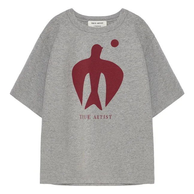 T-shirt N°5 | Gris chiné