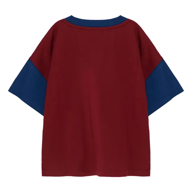 T-shirt N°18 Coton Bio | Bordeaux