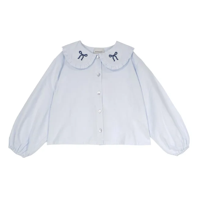 Camicetta con colletto Felicia Claudine | Azzurro