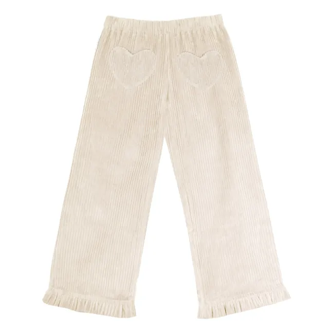 Cuore Cord-Hose aus Bio-Baumwolle | Seidenfarben