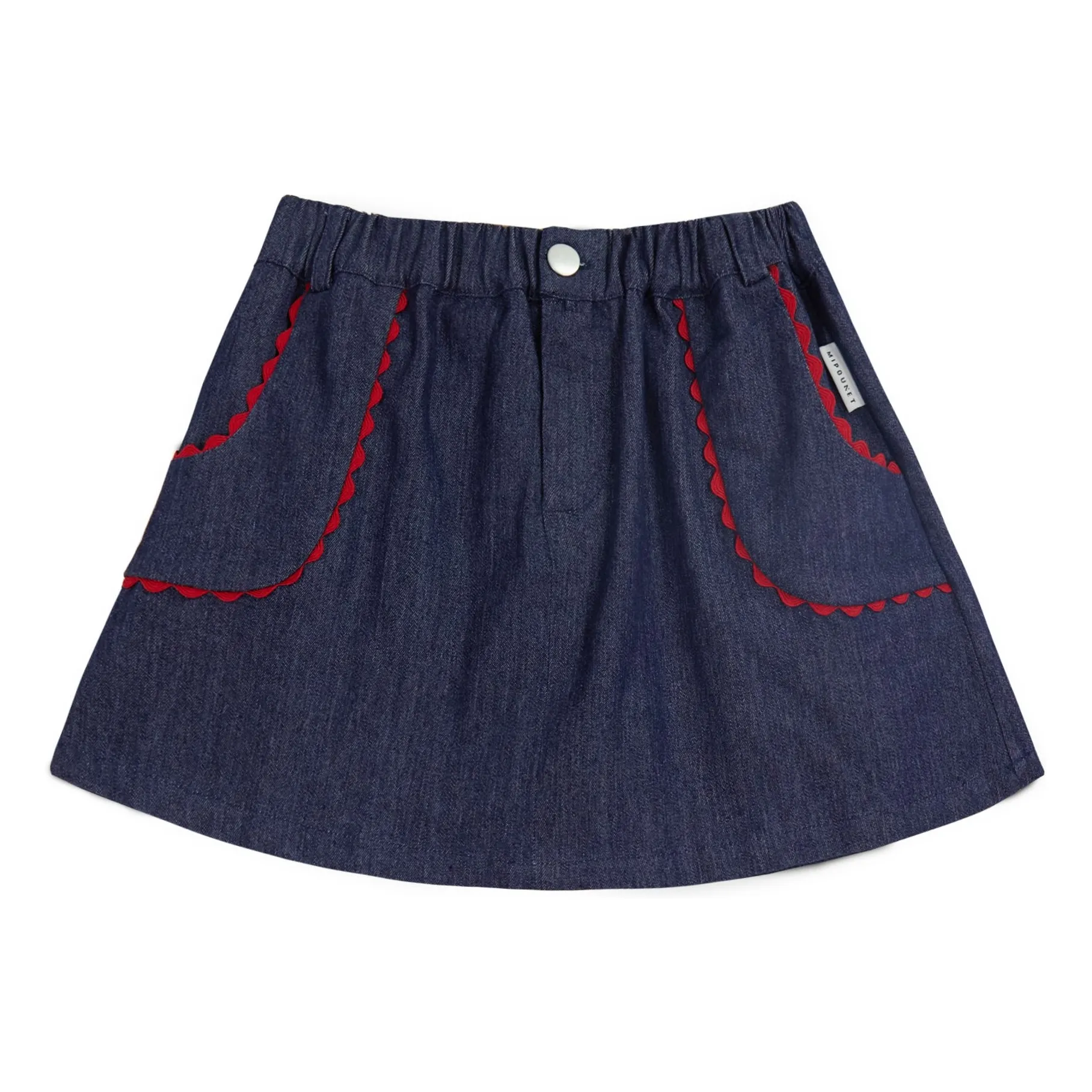 Mipounet Dark Blue Cecilia Jean Skirt