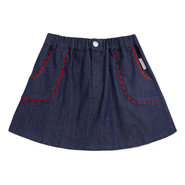 Jupe en Jean Cecilia | Bleu foncé