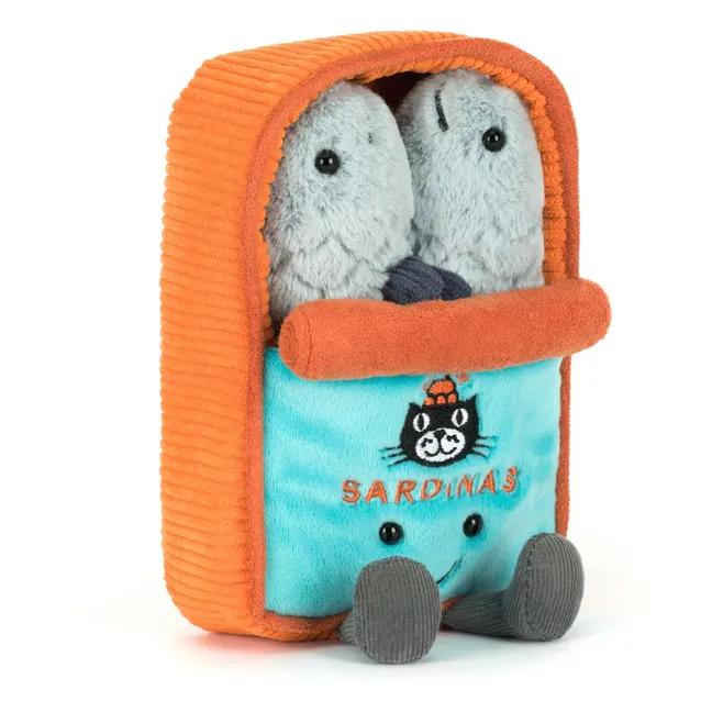 Peluche Sardines Tin | Gris