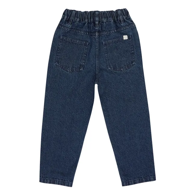 Pantalon en Jean Coton Bio | Bleu marine