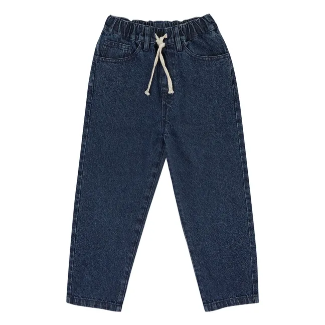 Pantalon en Jean Coton Bio | Bleu marine