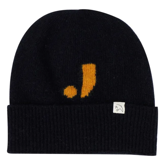 Bonnet J Wool | Navy blue
