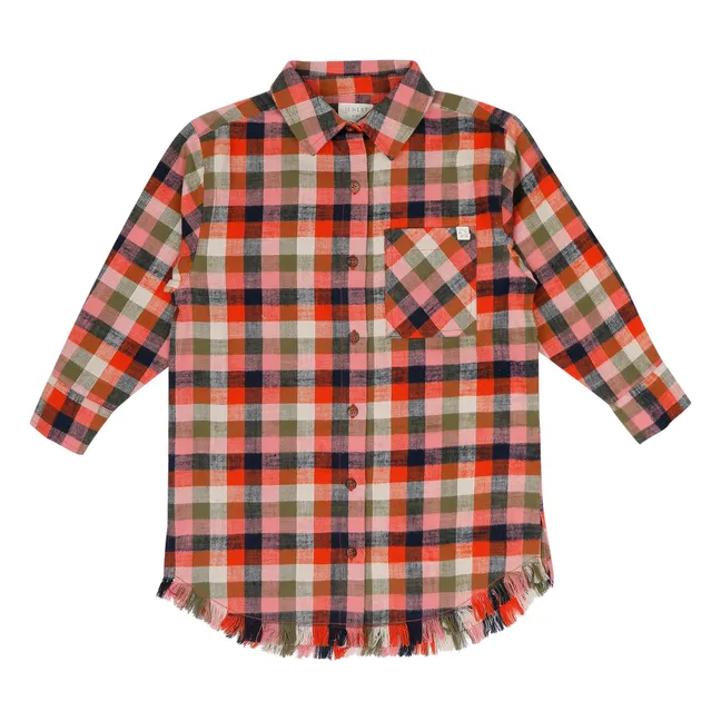 Robe Scottie Carreaux | Orange