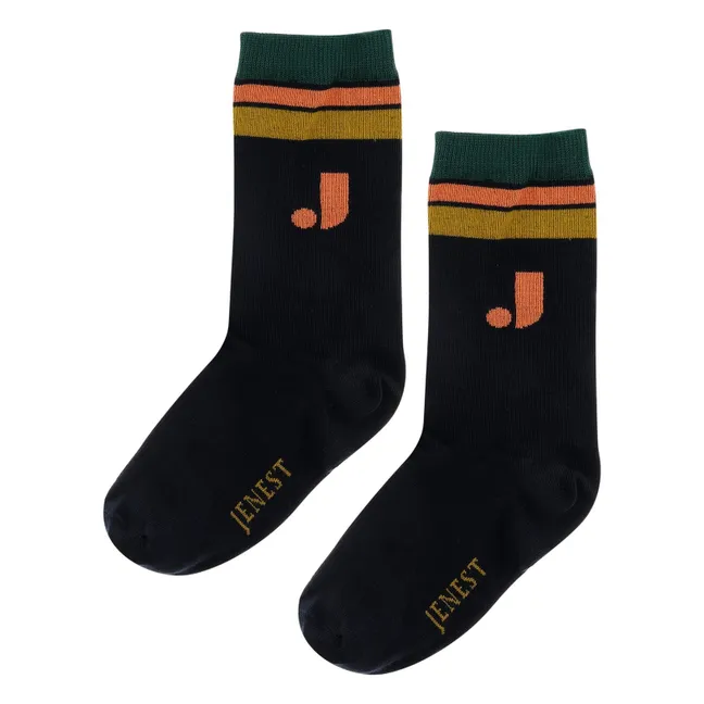 Chaussettes J Coton Bio | Bleu marine