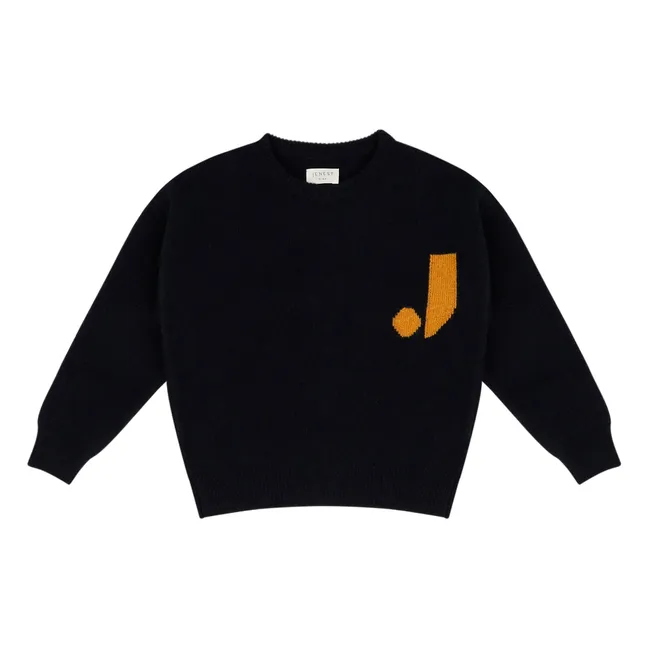 J Wool sweater | Navy blue