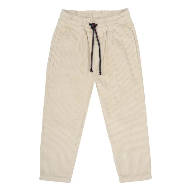 Pantalon Velours Côtelé Comfy Coton Bio | Beige