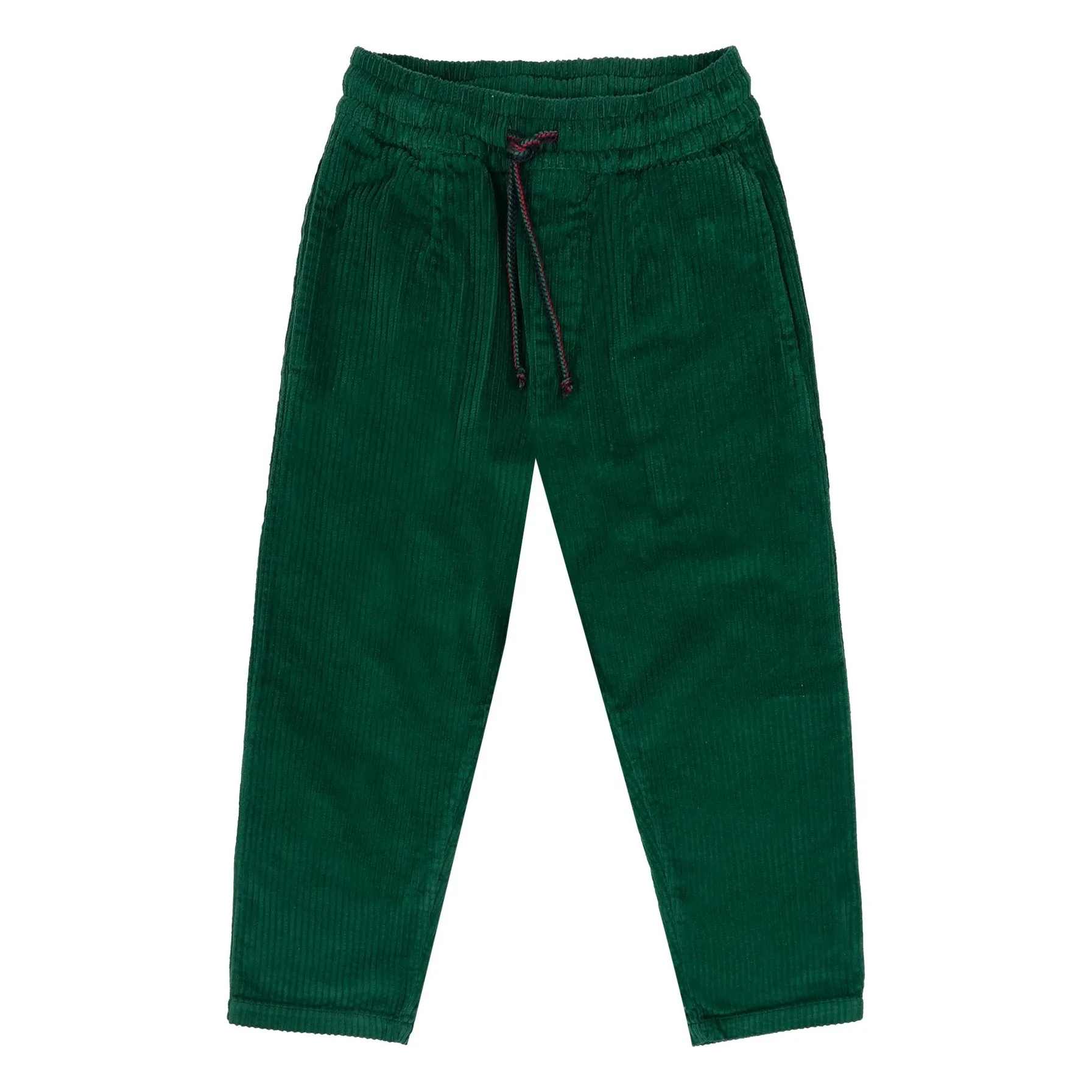 Jenest Dark Green Comfy Organic Cotton Corduroy Pants
