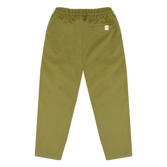 Pantalon Comfy Coton Bio | Vert kaki