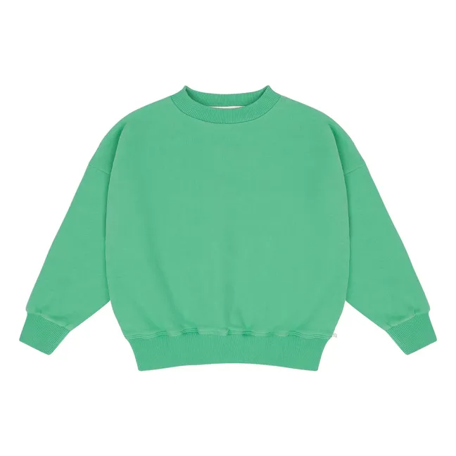 Art Bird organic cotton sweatshirt | Green