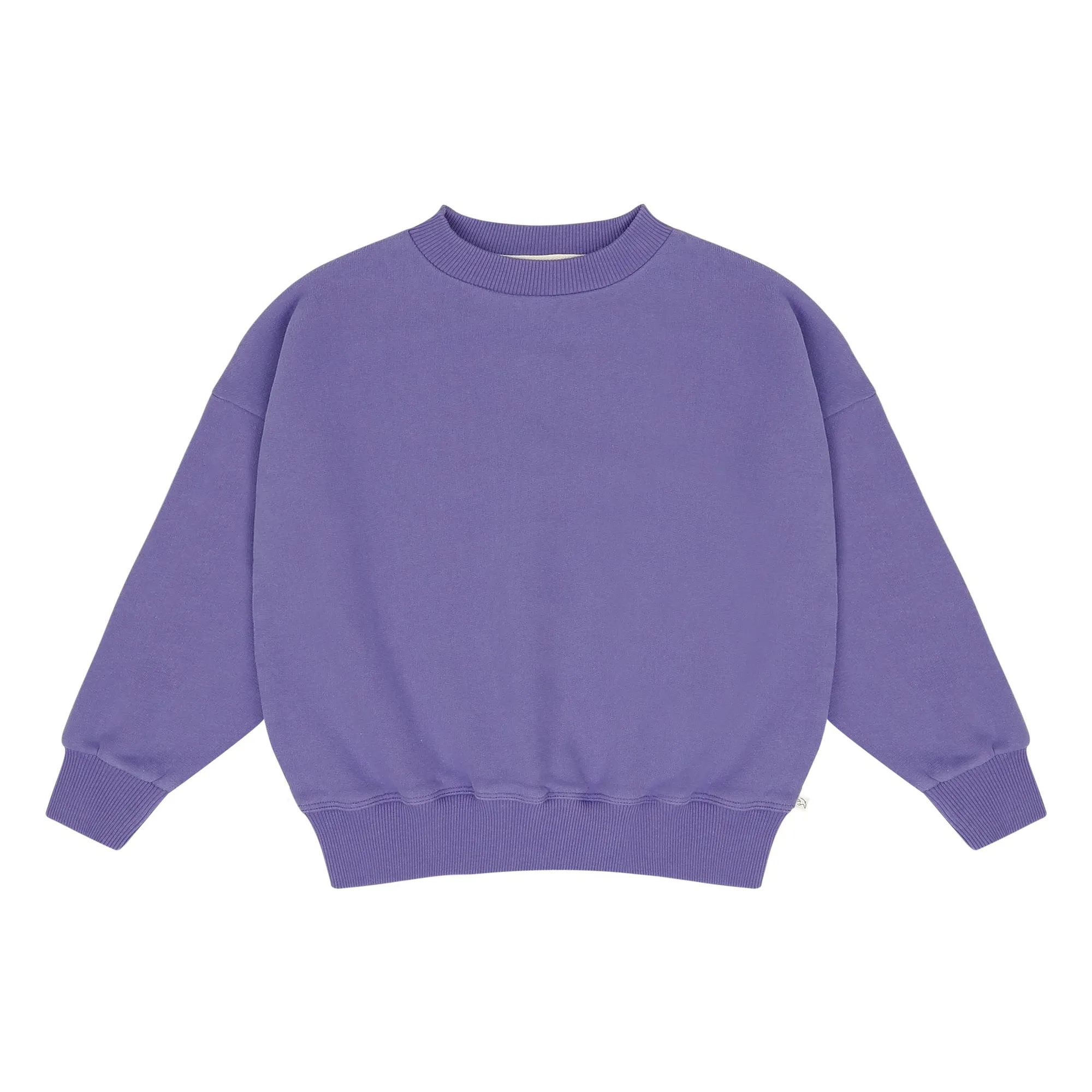 Jenest Purple Art Bird Organic Cotton Sweatshirt